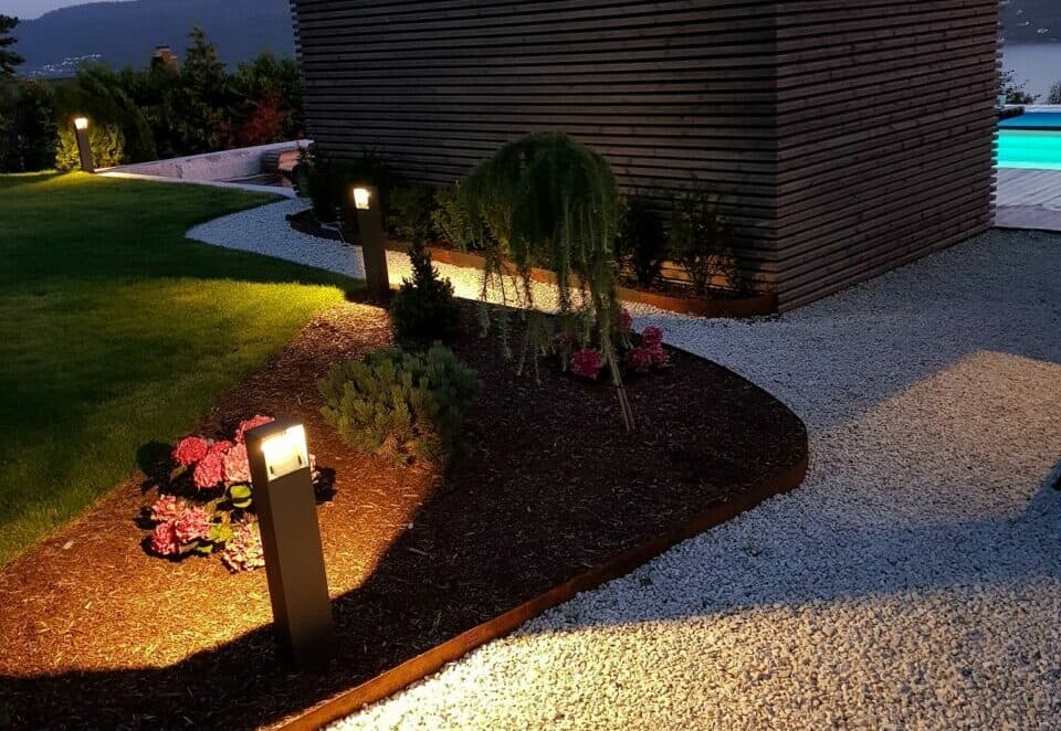 uteelysning oppkjørsel